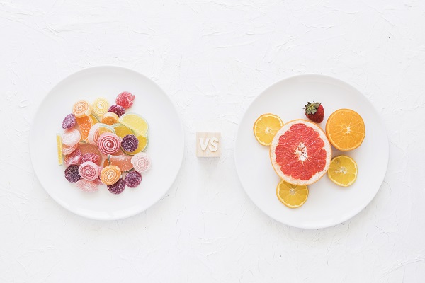 Frutas e doces