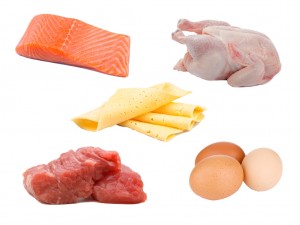 Alimentos com proteínas