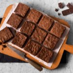 Receita de brownie de chocolate diet e low carb
