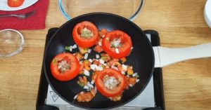tomate recheado - Passo 2