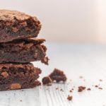 Receita de brownie de chocolate com batata doce, fit e saudável