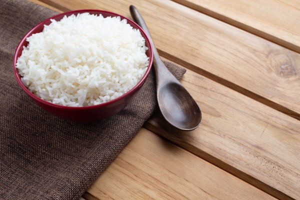 arroz basmati cozido