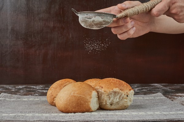 Pão com farinha de jatobá