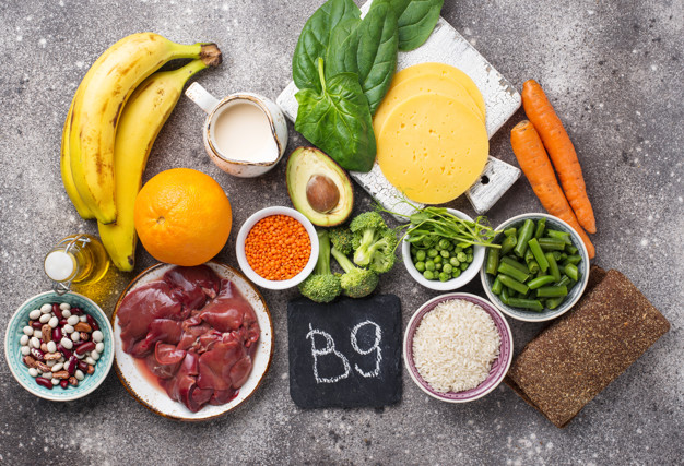 Alimentos ricos em vitamina B9 (ou ácido fólico)