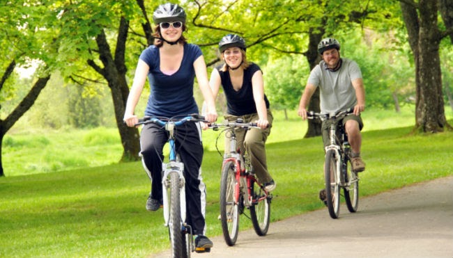 Benefícios de andar de bicicleta