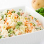Receita de salada de legumes cozidos saudável