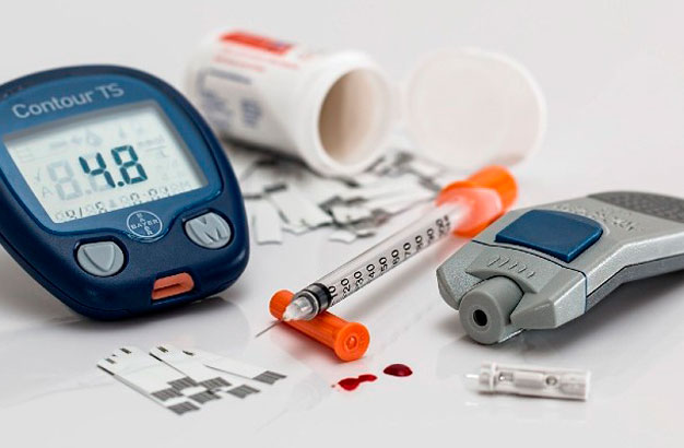 kit cuidados com a diabetes