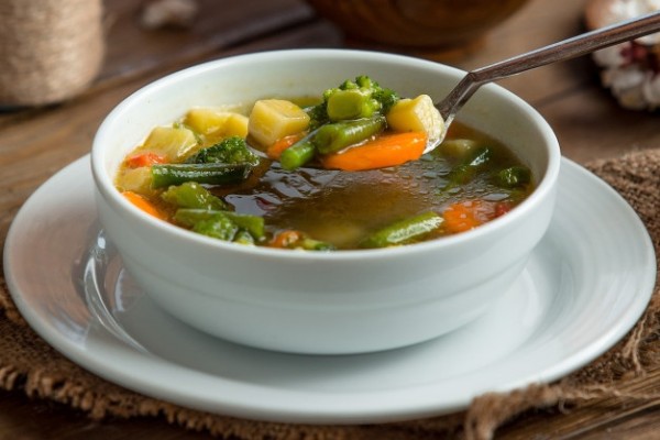 sopa com legumes