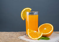 suco de laranja vegano