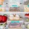 Alimentos na geladeira