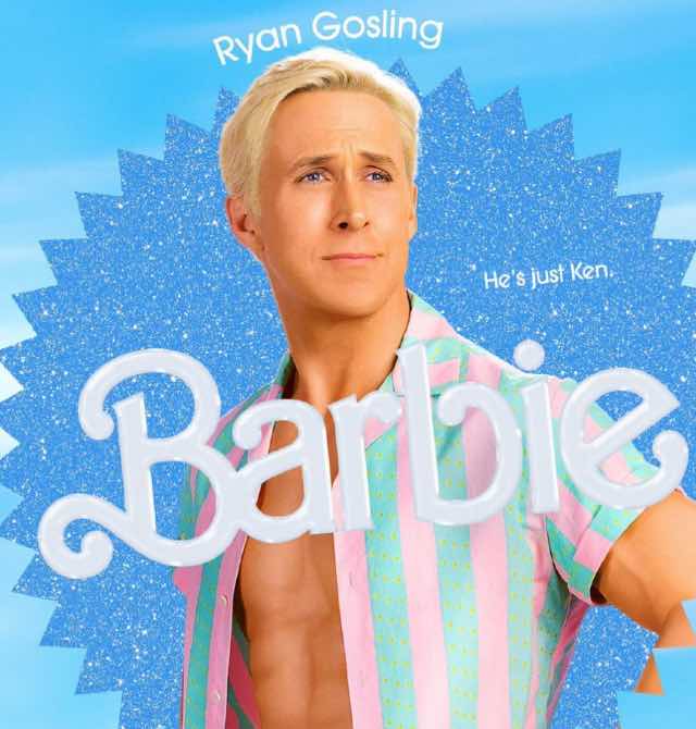 Ryan Gosling definição abdomen, filme Barbie. 